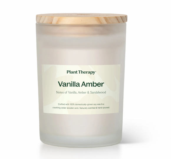 Vanilla Amber Naturally Scented Candle