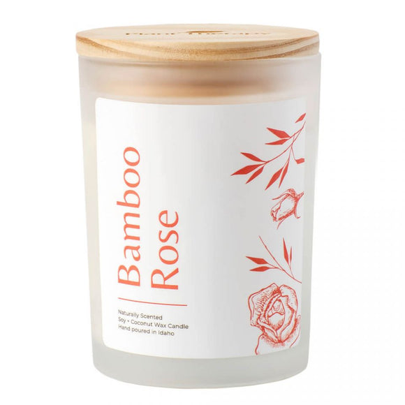 Bamboo Rose Naturally Scented Candle